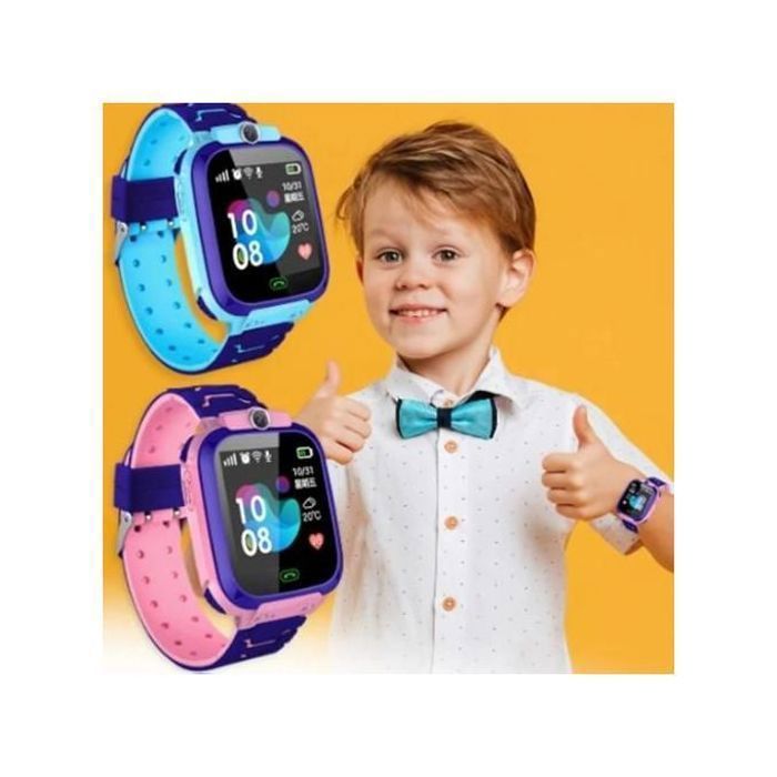 Pack SMART WATCH Montres Intelligent Pour Enfants GPS Camera Carte SIM  aléatoire