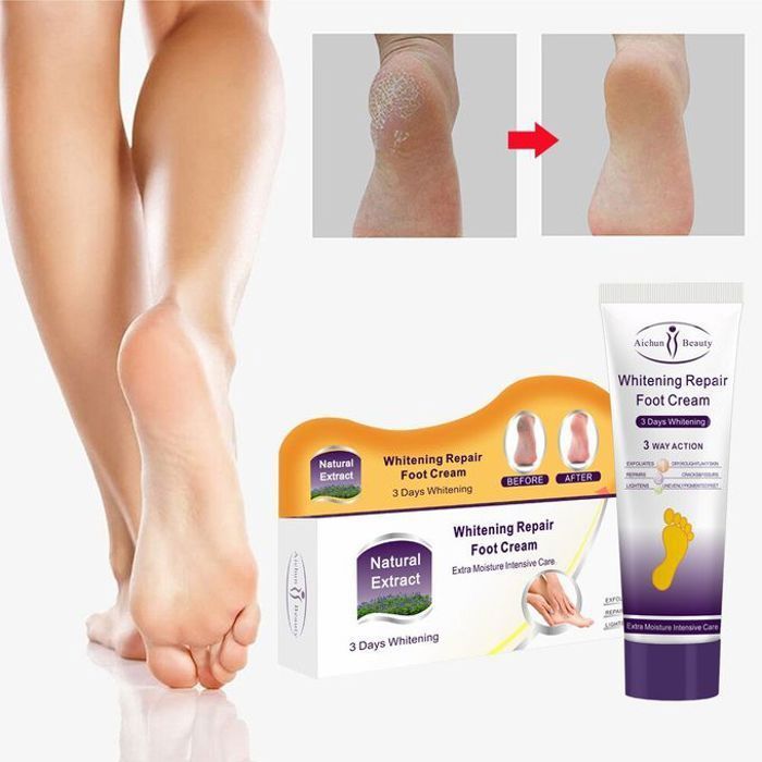 Aichun beauty crème pour les pieds contre les craquelures, réparatrice pour la peau, nourrissante, blanchiment
