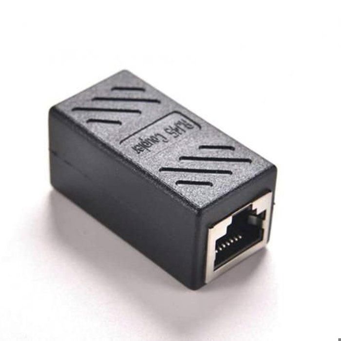 Coupleur adaptatur  RJ45 Femelle vers RJ45 Femelle pour raccorder deux cables ethernet