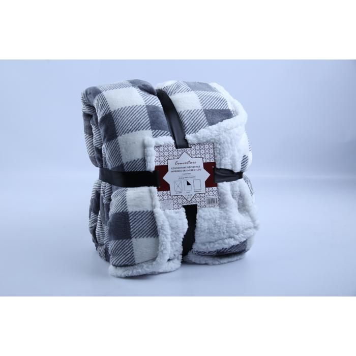 Couverture Sherpa imprimée 240 x 220 cm – 200 GSM – réf. NG69130
