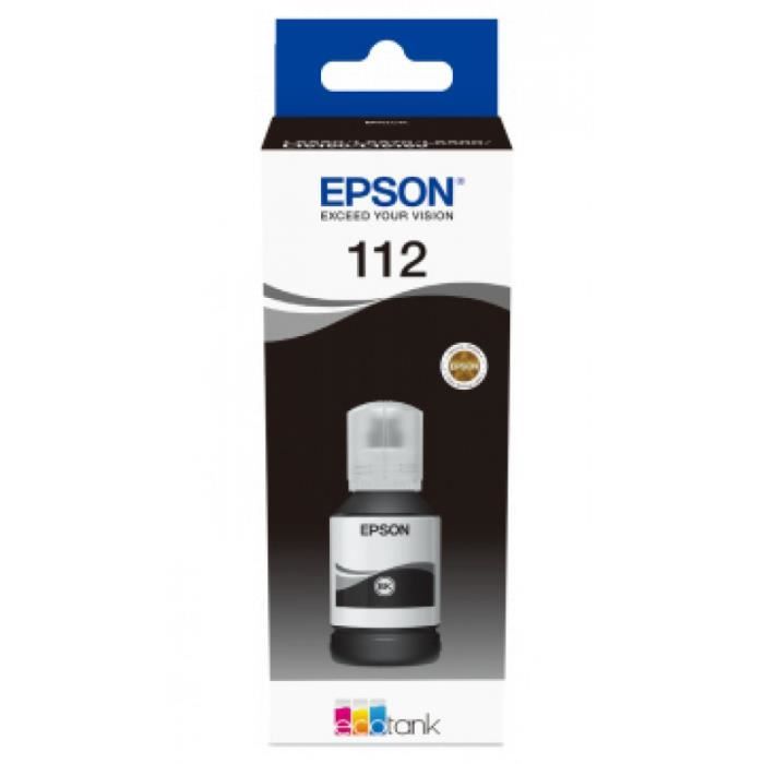 Cartouche d'encre - Epson - EcoTank 112 - Noir - Pigment - Compatible L5150/L5160