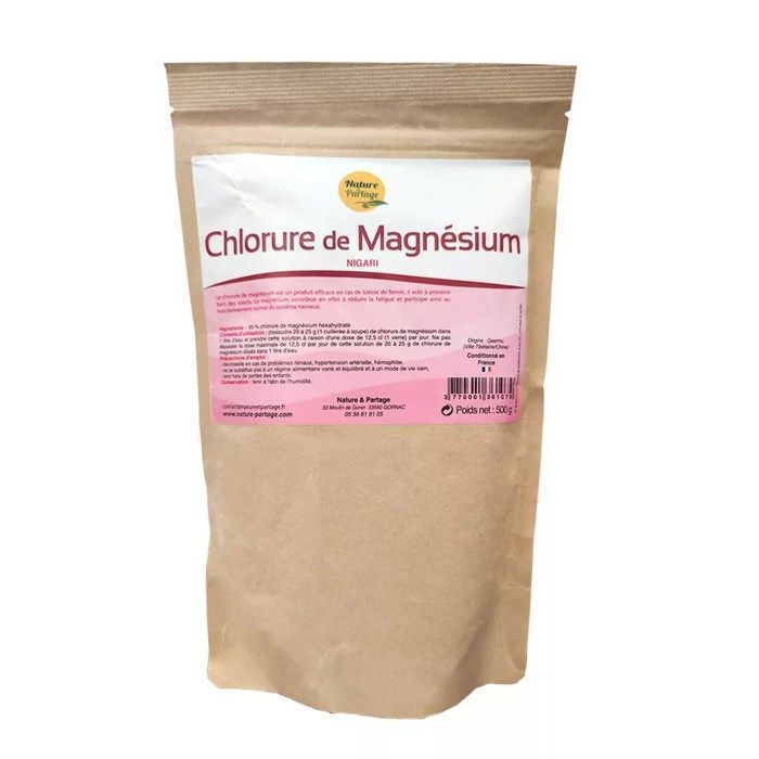 Chlorure de Magnésium Nigari 500g – Votre Allié Bien-Être Naturel