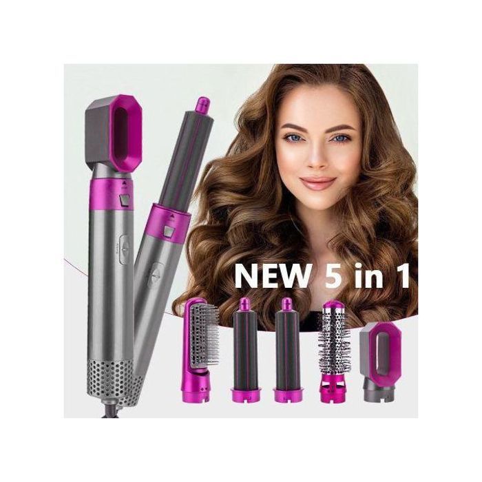 Hair Dryer Airwrap bigoudis multifonctions Brosse sèche-cheveux électrique 5in1