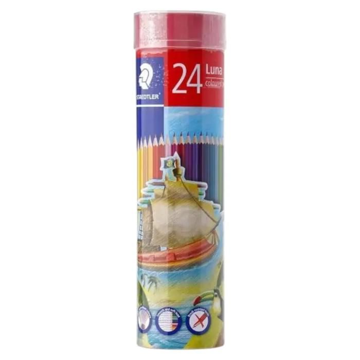 Crayon de couleur cylindrique Luna ST-136-MC24, 24 couleurs - STAEDTLER