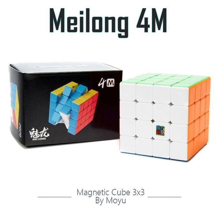 Cube de vitesse - MFJS - MeiLong 4x4 M - Magnétique - Noir - Économique