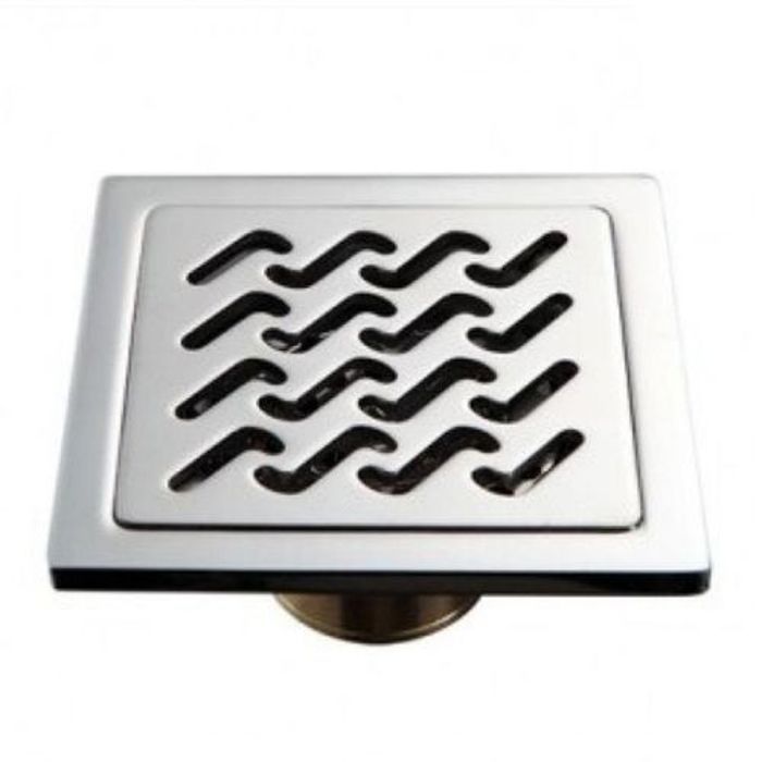 Drain de douche carré de la salle de bain vidange de sol Commercial, 10cm * 10cm