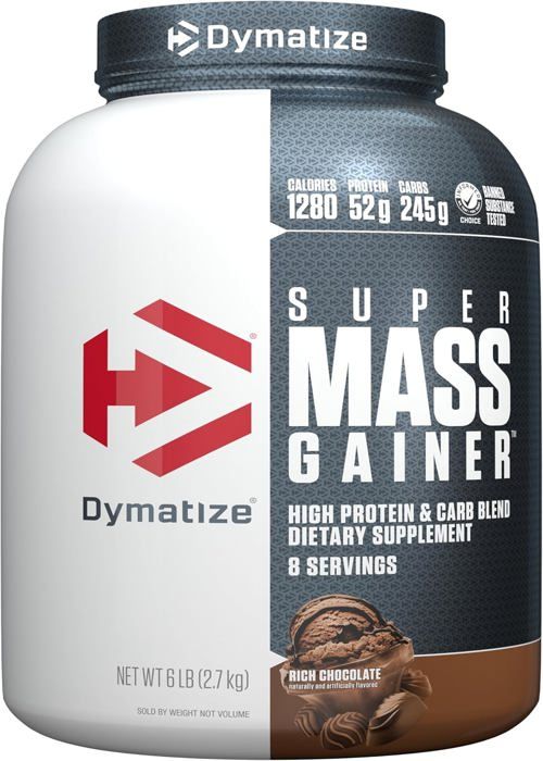Dymatize Super Mass Gainer Protein Powder, 1280 Calories & 52g Protein, 10.7g BCAAs,