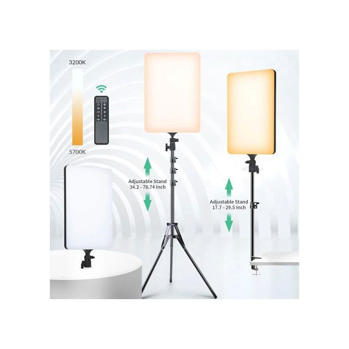 Lamp Panneau de lumière vidéo LED professionnel RVB PL48, photographie, studio photo Avec Trépied