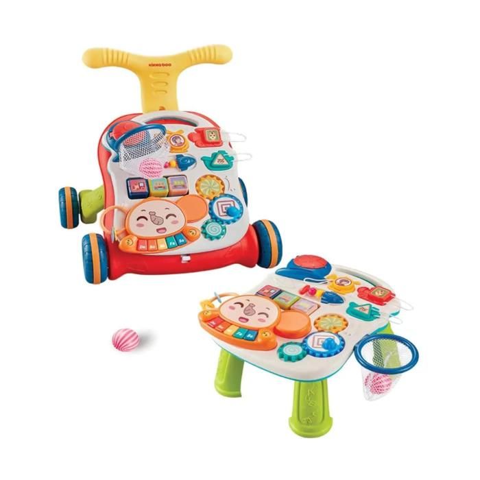 Trotteur bébé - Youpala 3 en 1 Play & Grow Rouge
