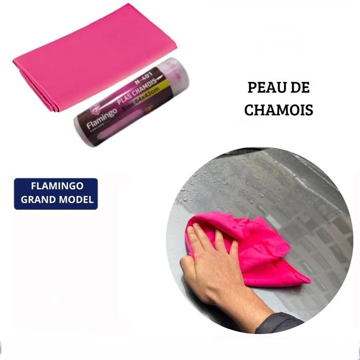 Peau de Chamois Flamingo Grand Model 64 CM X 43 CM