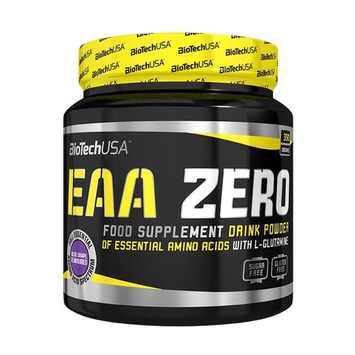 BioTechUSA+EAA Zero, raisin bleu 350 g