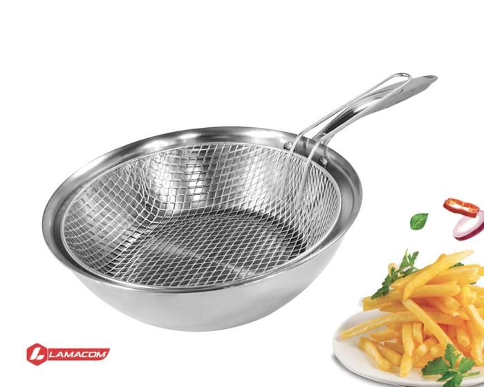 Poêle à frire - AFRIRE 3PLY - InoxPlus - Ø26 cm - Compatible tous feux et lave-vaisselle