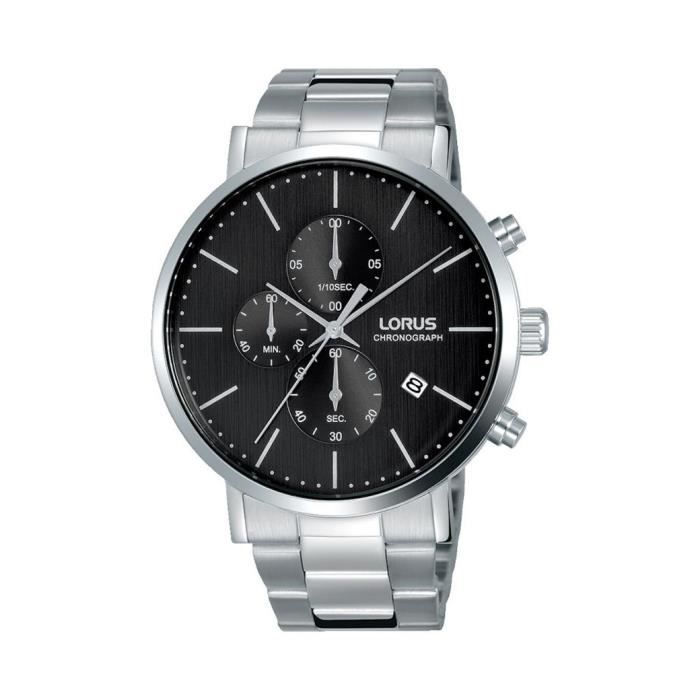 Montre - LORUS - RM317FX9 - 43mm - Acier inoxydable - Étanchéité 5 ATM
