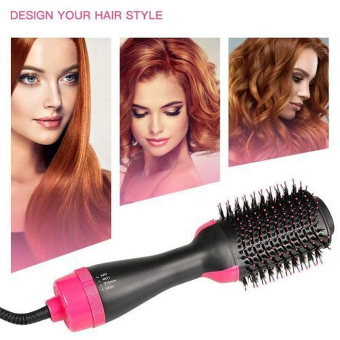 Brosse Lissante - REVLON - One Step - Sèche-cheveux - 2 réglages de chaleur - Technologie ionique