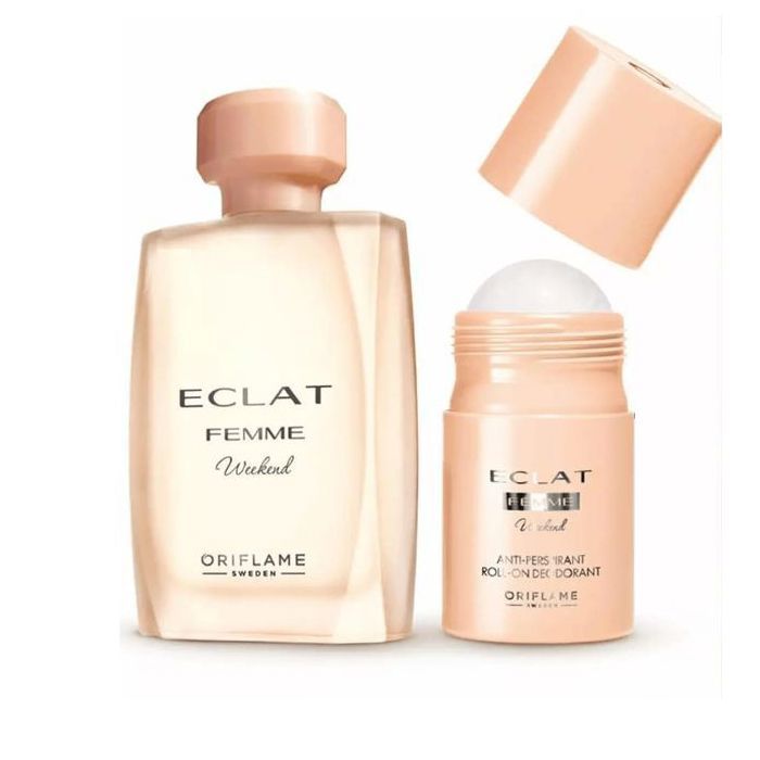 Pack Eclat Femme Weekend - MARQUE - Parfum 50 ML - Stick 50 ML - Floral - Eau fraîche