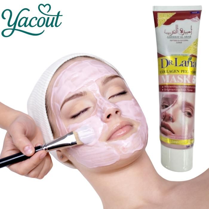 Masque Peel-Off au Collagène Dr.Lana 100g – Ameerat Al Arab (Éclat & Hydratation)