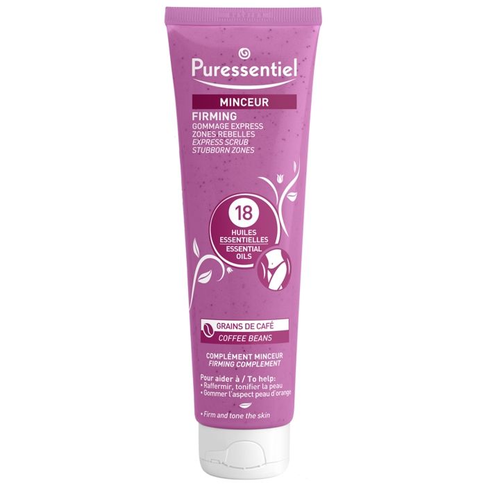 Gommage - Puressentiel - Minceur - 150ml - 99% d'origine naturelle - Effet peau neuve