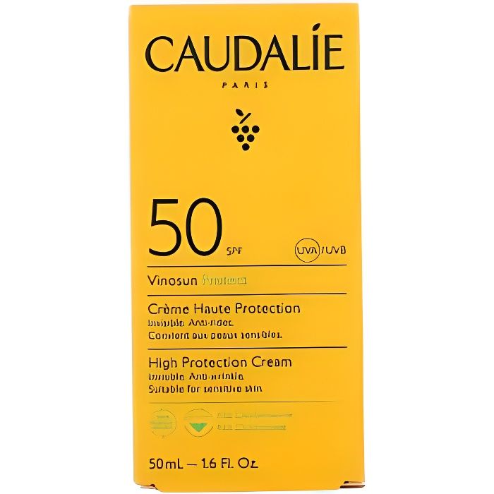 Caudalie Solaires Crème Parfum SPF50 50Ml TU Blanc