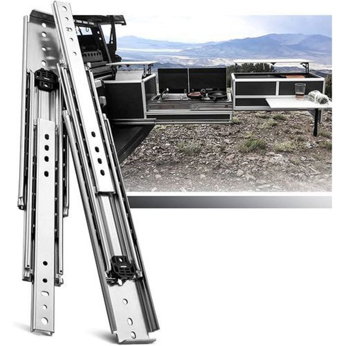 Glissière de tiroir rails, glissière de tiroir, 45 cm