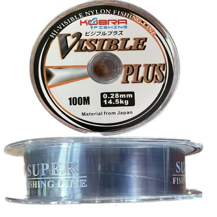 Fil de pêche - KOBRA - VISIBLE Plus - 0.28mm - 14.5kg - 100m