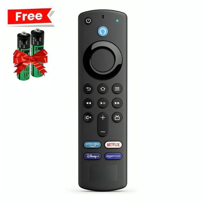 Telecommande de rechange Compatible avec Amazon pour Fire TV + Avec Deux piles Gratuit