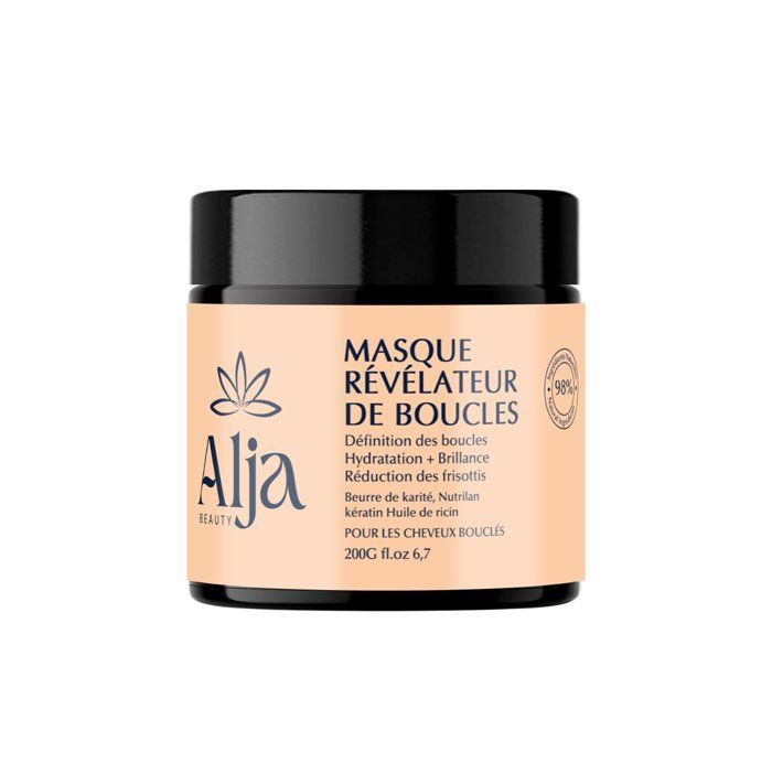 Masque - ALja Beauty - Révélateur de Boucle - 200g - 98% Ingrédients Naturels - Sans Parabène