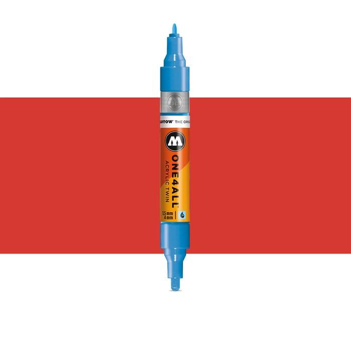 MARQUEUR PEINTURE ACRYLIQUE ONE4ALL - TWIN 1,5 - 4 mm - 013-Rouge Trafic-03