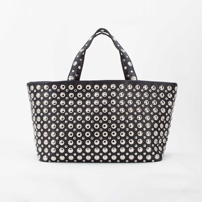 Sac à main - MELANY BROWN LONDON - BLISS - Simili cuir grainé - Noir - 37x18x12 cm