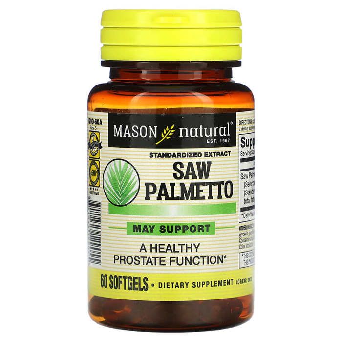 palmier nain, extrait standardisé, 160 mg, 60 gélules