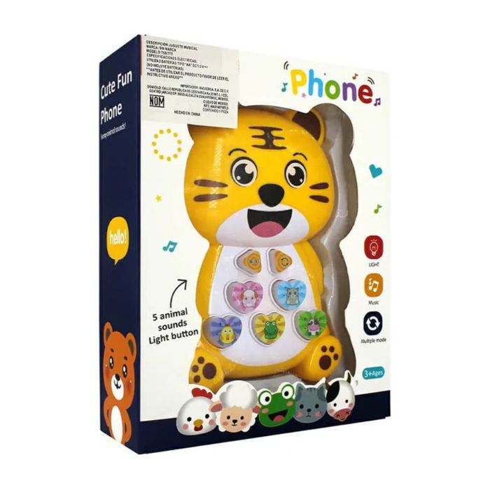 Piano musical interactif pour enfants Tigre