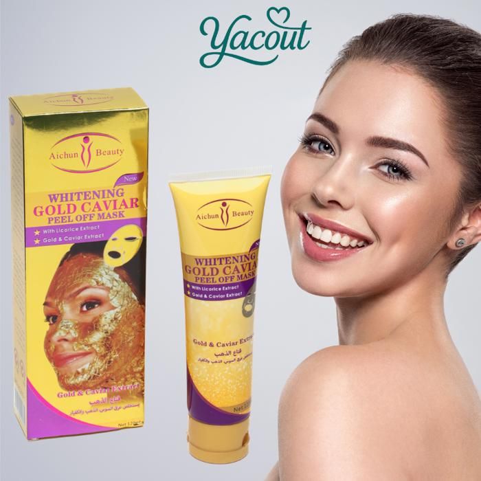 Masque Éclat Instantané Aichun – Or Caviar, Nettoyant profond
