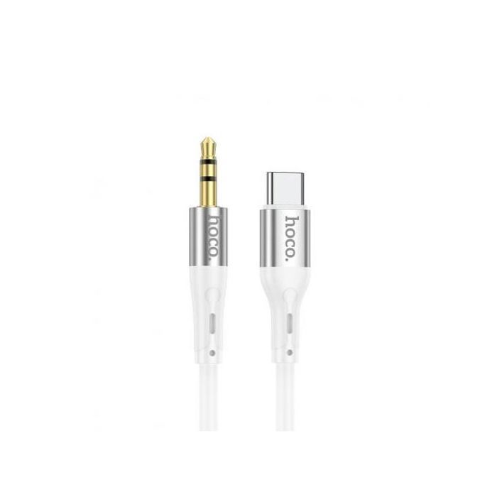 Cable Aux 3.5mm to Type-C audio conversion (blanc)