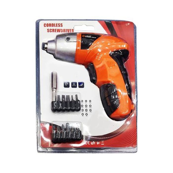 Tournevis viseuse sans fil rechargeable Plus 13 Pieces d'outils électriques et manuels