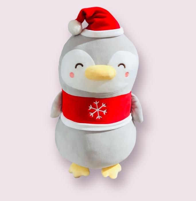 Red sitting penguin Christmas doll-50cm