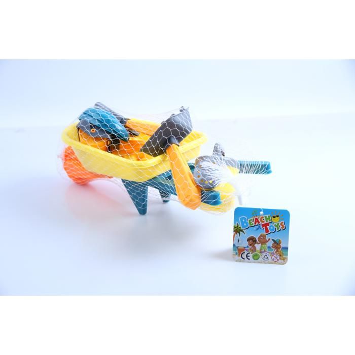Brouette de Plage - GENERIC - 40x18x16 cm - Accessoires de sable - Pour enfants à partir de 3 ans - Mixte