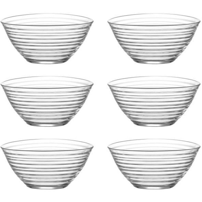 Coupelles pour salade de fruit - LAV - Derin - Lot de 6 - Diamètre 121 mm - Lave-vaisselle compatible