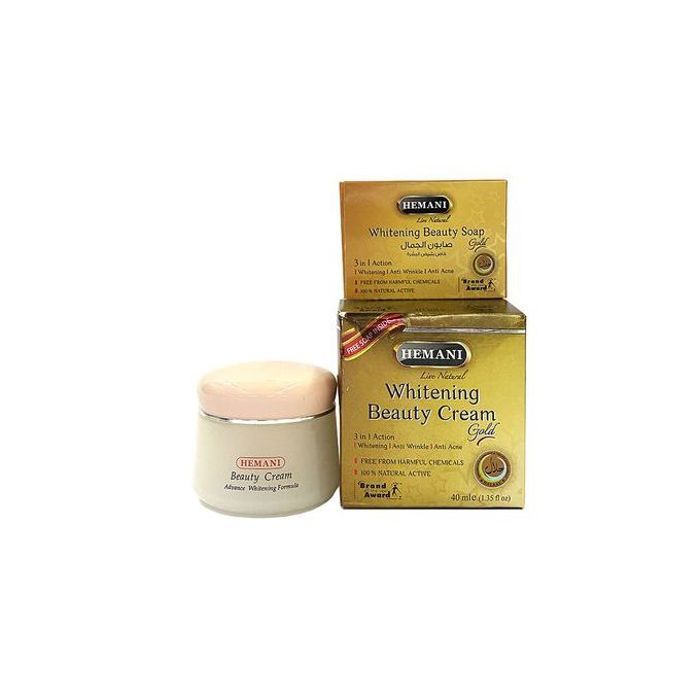 Hemani Crème de Beauté Blanchissante Or 40ml soin visage