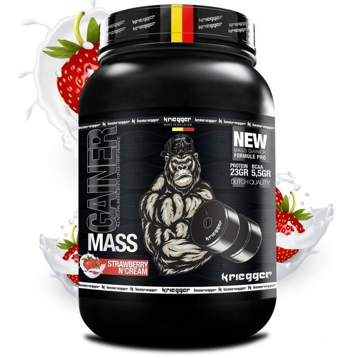 Gainer Kriegger Strawberry n'cream - 3kg