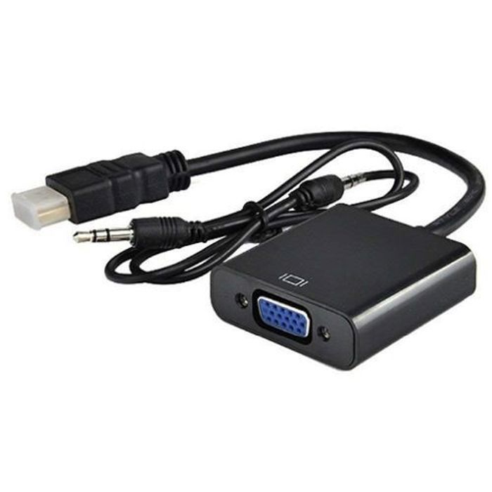 Câble Adaptateur Dp Pour Display Port Mâle Vers Hdmi Femelle Pour Ordinateur Portable - Noir