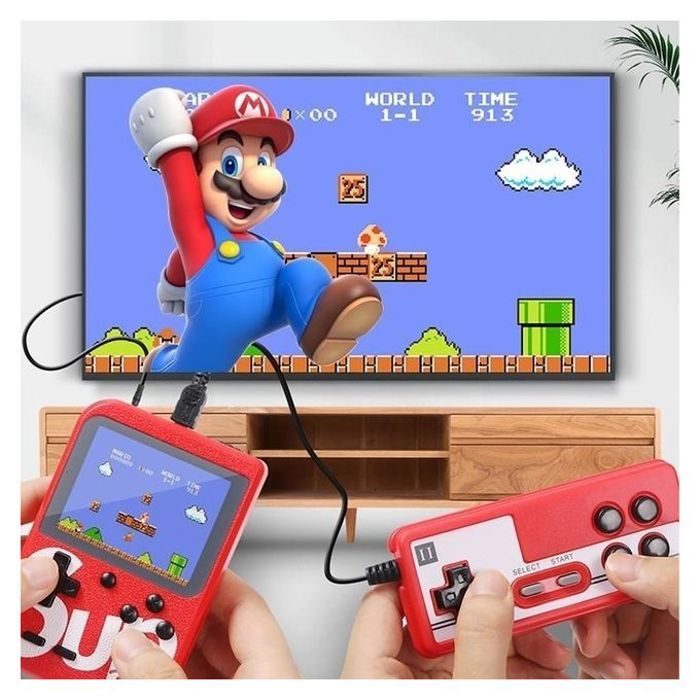 Console de jeu vidéo sup game box 400 jeux + Manette compatible avec télévision