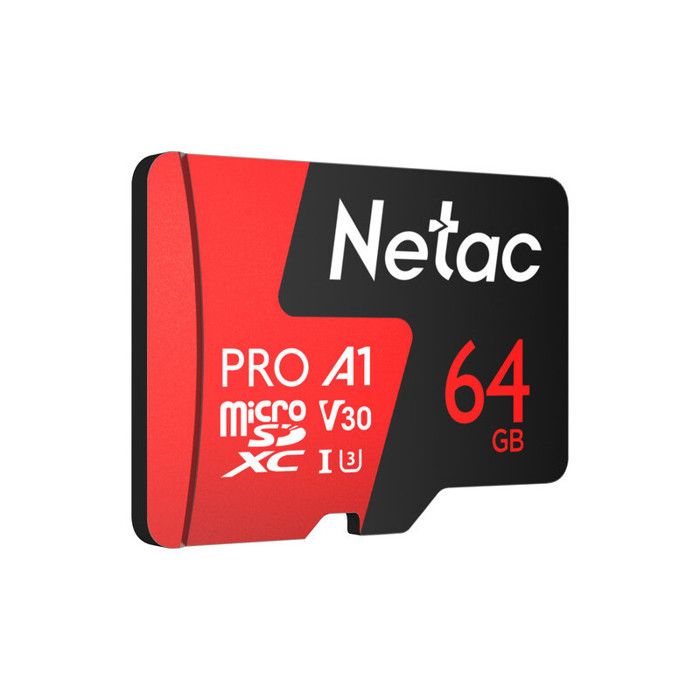 Memory Card, P500 Extreme Pro, 64GB, Black/Red (NT02P500PRO-064G-R)