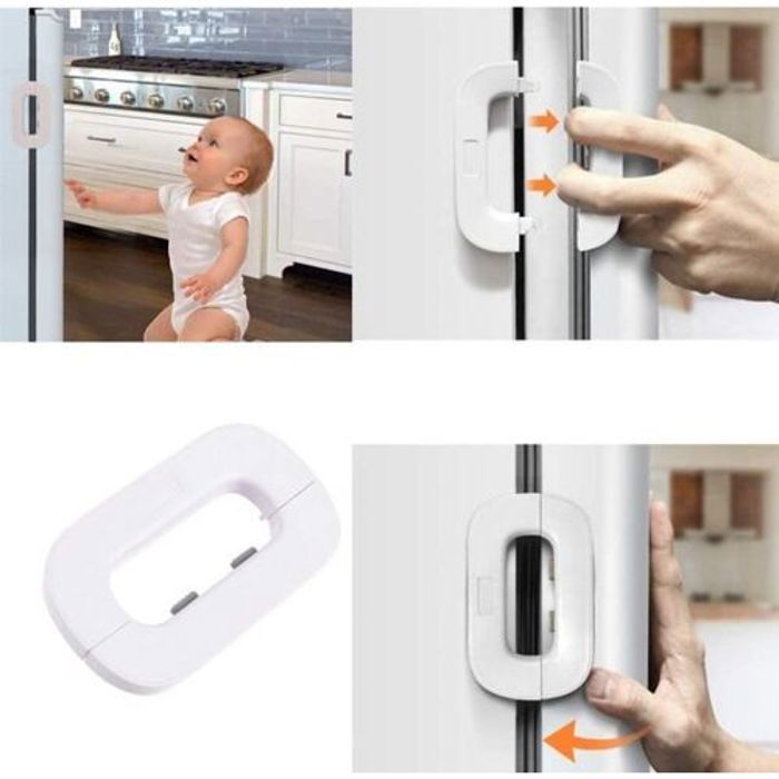 serrure de sécurité pour réfrigérateur et congélateur pour bébés