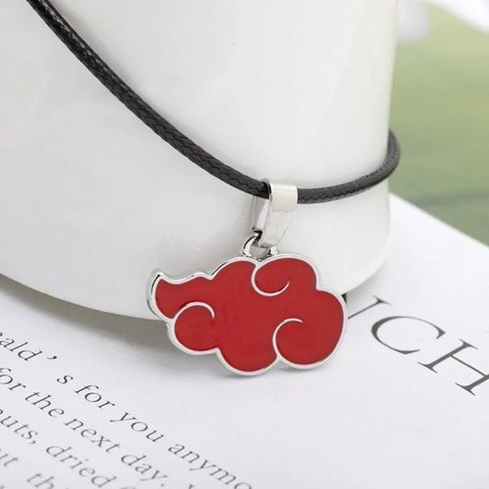 Naruto Collier Akatsuki Kunai Anime bijoux manga otaku - ROUGE