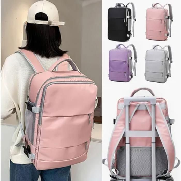 Sac à dos de voyage antivol pour femme, sac à dos hydrofuge (Couleur aléatoire)