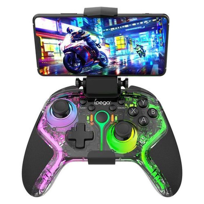 Ipega Manette sans fil 8 effets RGB pour téléphone contrôleurs de jeu