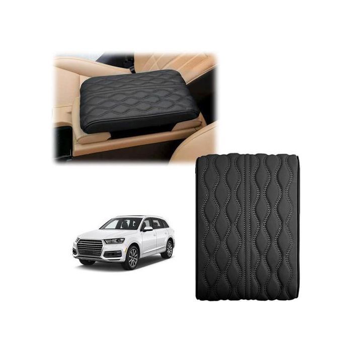 Accoudoir de voiture en cuir, coussin de protection pour console centrale