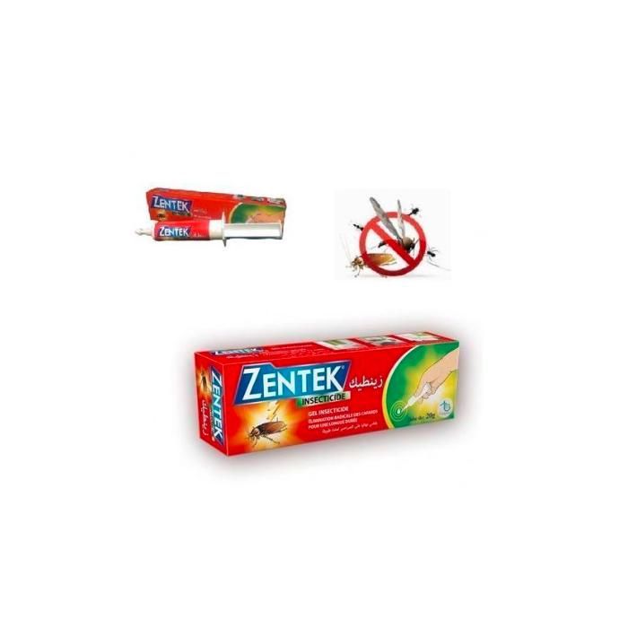 Zentek Gel insecticide, Anti cafards Tube de 20g élimination radicale des cafards