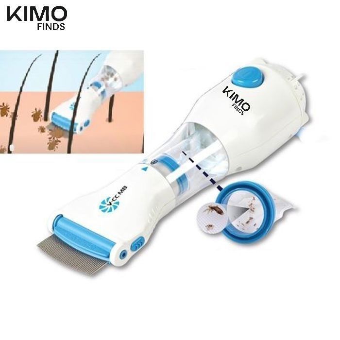 KIMO FINDS  - Filtres de rechange pour peigne à poux électrique, Le traitement innovant anti-poux V-Comb