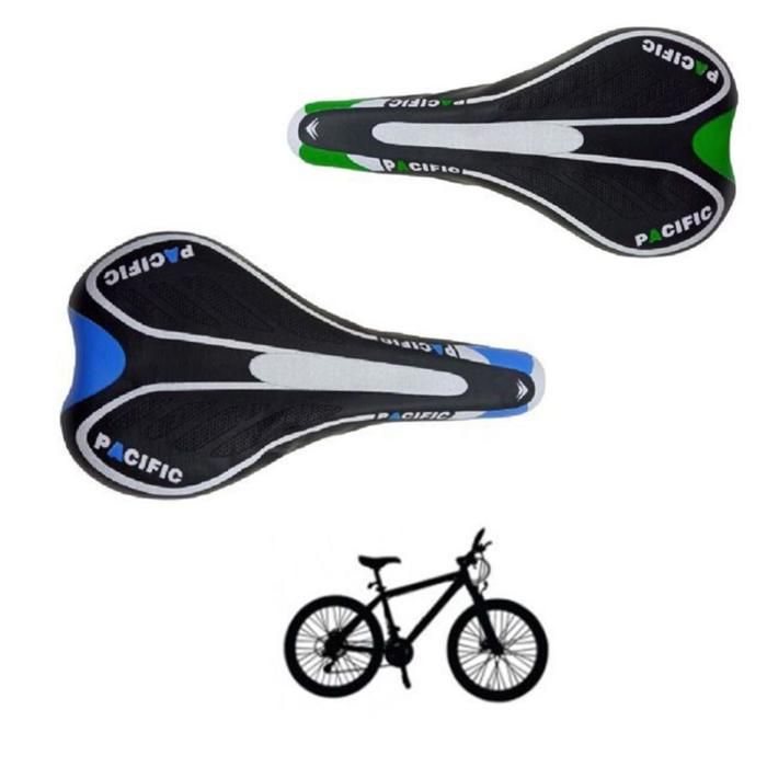 Selle de Vélo - Ergonomique - Réglable - Anti-Chocs - Confort Optimal - Noir(Couleur aléatoire)