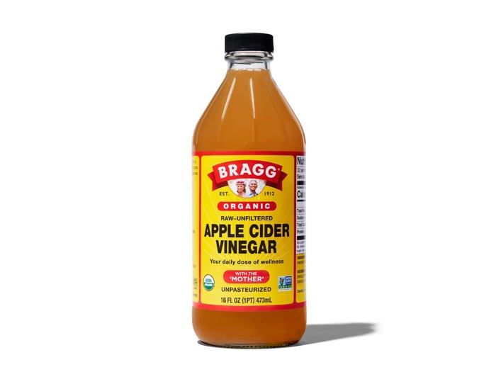 Vinaigre de cidre de pomme biologique avec la « mère » crue non filtrée 473 ml